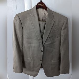 Tan men's suit